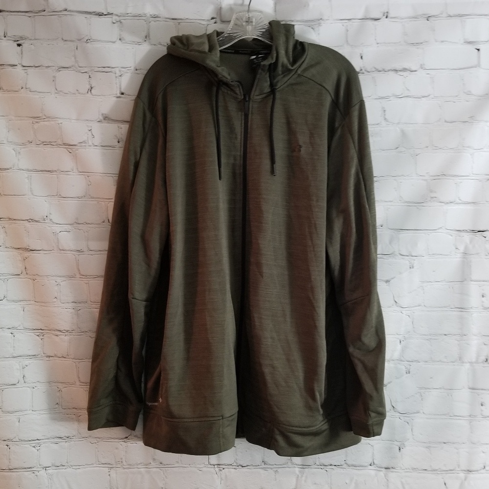 Russell zipper front sweatshirt